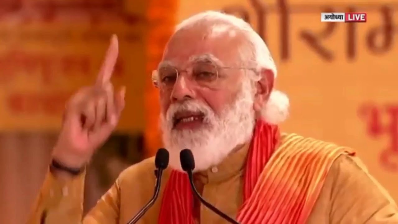 NARENDRA MODI SPEECH IN AYODHYA || PM MODHI || MODI SPEECH AT RAM ...