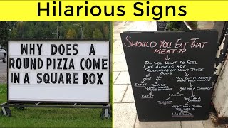 Hilarious Signs That Prove Comedy Is Everywhere – You’ll Laugh Out Loud! || Happy Panda