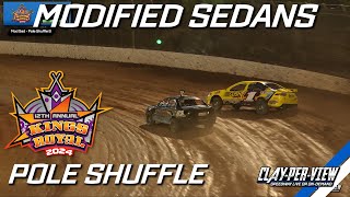 Modified Sedans | Kings Royal XII - Pole Shuffle - Kingaroy - 27th Jan 2024 | Clay-Per-View