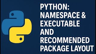 Python: Namespace & executable and recommended package layout