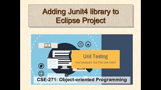 Adding JUnit4 To Eclipse Project