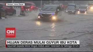 Mulai Hujan Deras, Sejumlah Titik di Jakarta Banjir