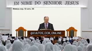 SANTO CULTO A DEUS (VÍDEO) SEG - 27/01/2025 - 7h - MATEUS - CAP. 13 VERS. 44 #CULTOONLINECCB #CULTO