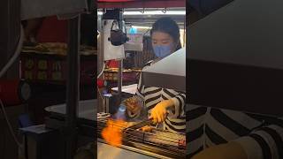 Amazing Grill Beef Cubes Skill / 炙燒骰子牛 #shorts