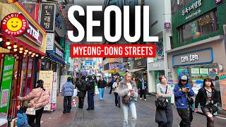 SEOUL, Myeongdong 🇰🇷 Best Street Food & Shopping Paradise | 4K Walking Tour