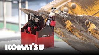 Excavator tricks: Bottle opener