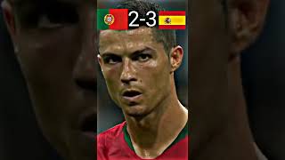 Portugal v Spain [3-3] | 2018 FIFA World Cup | #shorts #ronaldo
