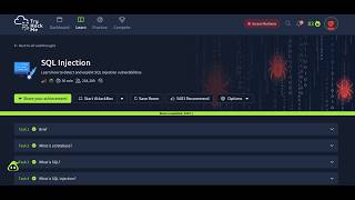 Sql Injection TryHackMe walkthrough 2026