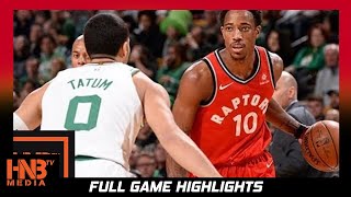 Boston Celtics vs Toronto Raptors Full Game Highlights / Week 4 / 2017 NBA Season
