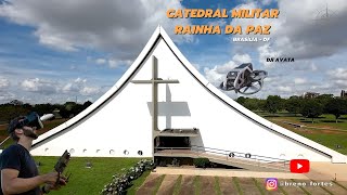 Voando dentro da Catedral Militar Rainha da Paz em Brasília - DJI AVATA