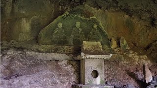 福師岳の三尊石仏までの山道