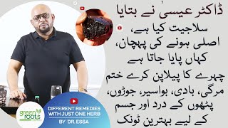 Benefits and remedies of Salajeet by Dr Essa Herbalist | One Herb Different Remedies | shilajit |