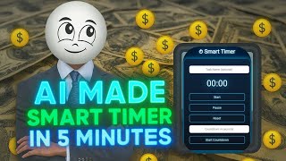 I Built a Smart Timer Using AI in 5 Minutes | Full Tutorial ( Upload And Earn ✅ 🤑)