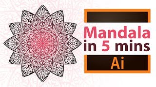 Create a simple Mandala in 5 minutes - Adobe Illustrator