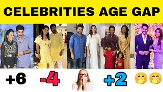 12 Shocking Celebrities Marriage Age Difference || TollyWood Star Couples Age Gap