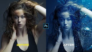 Photoshop Tutorial | Underwater Effect in Photoshop | Photo Effects (Easy)