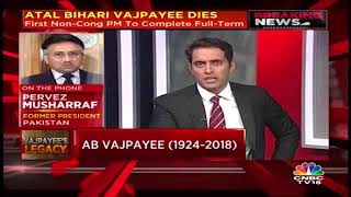 Pervez Musharraf on AB Vajpayee \u0026 India-Pakistan Issues | CNN News18