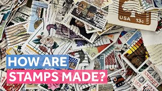How do postal stamps get made?