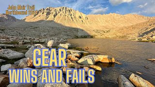 Gear Wins and Fails: Lessons Learned Hiking the John Muir Trail