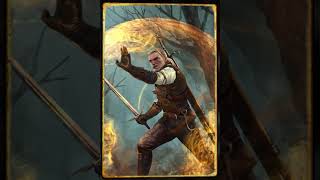 Geralt: Quen - Beautifully Animated Premium Card from Gwent #shorts