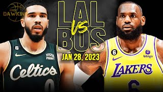 Los Angeles Lakers vs Boston Celtics Full Game Highlights | Jan 28, 2023 | FreeDawkins