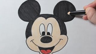 How to Draw Mickey Mouse  - Easy Drawing Tutorial