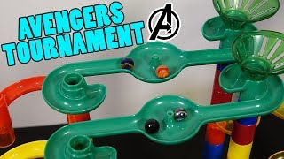 AVENGERS Side-by-Side Marble Race Tournament