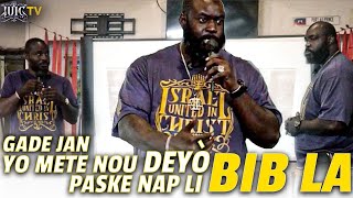 #IUIC || Izrayelit Yo: Gade Jan Yo Mete Nou Deyò, Paske Nap Li Bib La