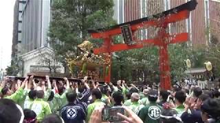 福徳神社神幸祭2018 本社神輿渡御その4【宮入】