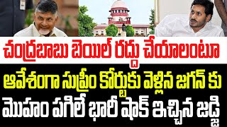 చంద్రబాబు బెయిల్ రద్దు చేయాలంటూ సుప్రీం కోర్టుకు వెళ్లిన జగన్ కు మాడు పగిలే షాక్ ఇచ్చిన జడ్జి I AP