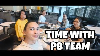 ITO ULI ANG PAGKAKATAON NA NAG BONDING ANG PB TEAM AT TITA PB LOVE!!