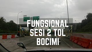 MUDIK LEBIH CEPAT BOGOR - SUKABUMI || FUNGSIONAL SESI 2 TOL BOCIMI CIGOMBONG - CIBADAK DIBUKA