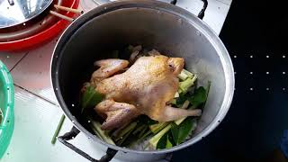 Cách làm Gà hấp muối sả ngon tuyệt