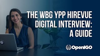 WBG YPP - The HireVue Recorded Interview