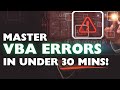 Mastering VBA Error Handling: A Comprehensive Guide