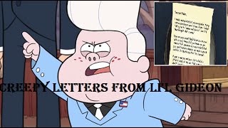 Gravity Falls All Creepy Letters From Lil Gideon