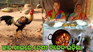 ଛାଡ ଖାଇରେ ଦେଶୀ chiken 🐓🐓🍗ଉଡ଼ିଲା //@dilliplipilovelife564