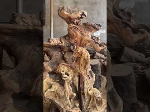 Amazing, extremely creative ideas for woodworking, wood carving, wood decorations #shorts (78)