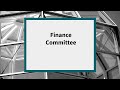 Finance Committee: Meeting of September 12, 2022