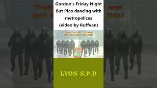 Gordon's Friday night But pico dancing with metropolices gmod Pico's reaction 2 #shorts