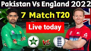 🔴LIVE Match: পাকিস্তান বনাম ইংল্যান্ড। Pak vs Eng| Pakistan vs England 7th T20 match 2022