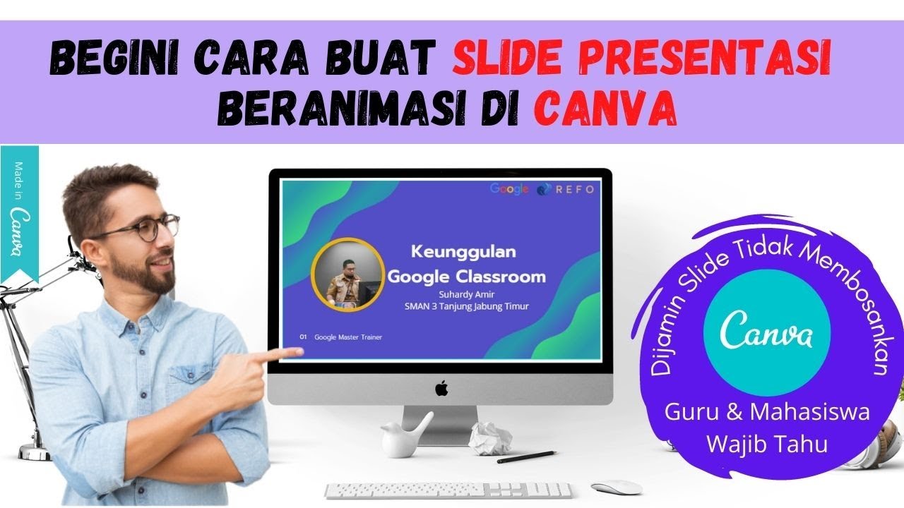 Cara Mudah Membuat Slide Presentasi Ber Animasi Di Canva - YouTube