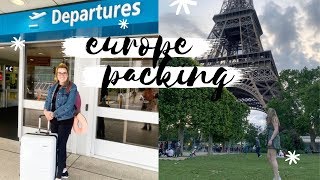 EUROPE TRAVEL PACKING LIST suitcase + carry on / WHAT I PACK FOR 6 WEEKS OF TRAVEL DOING A CONTIKI