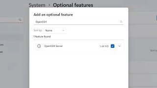 How to Enable OpenSSH and SFTP in Windows