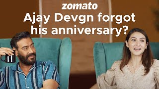 Has Ajay Devgan Ever Forgotten his Wedding Anniversary? | YouTube Shorts | Zomato