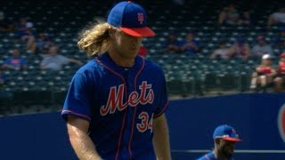 STL@NYM: Syndergaard fans eight over six innings