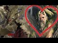 God Of War The Romance Between Mimir And The Queen Of The Valkyries