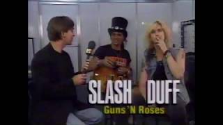 Classic Guns N Roses Interview Featuring Slash and Duff McKagan Rock In Rio 2 1991