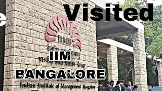 WE VISITED IIMB ( INDIAN INSTITUTE OF MANAGEMENT BANGALORE) | VLOG #1 | 3 IDIOTS MOVIE LOCATION