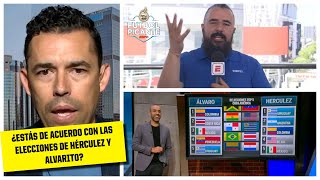 CHOQUE DE TRENES Álvaro y Hérculez Gómez eligen SELECCIONES TOP 5 de Copa América | Futbol Picante
